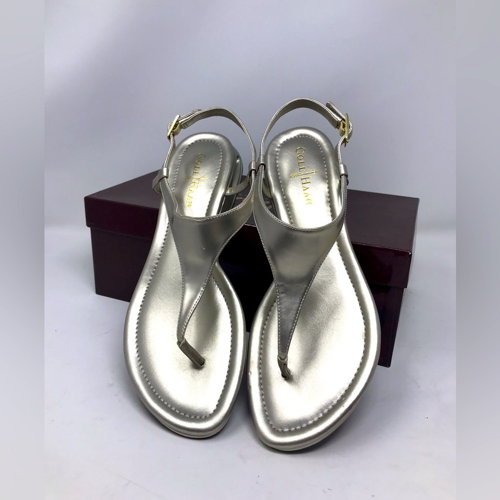 Cole Haan Silver ‘Sicily Thong’ sandal